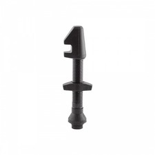 DT Swiss 32mm Alloy Tubeless Presta Valve w/Aero Nut Black, Each