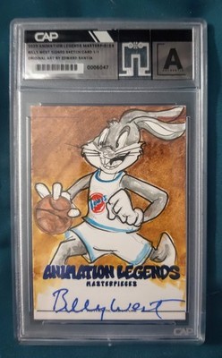 2025 Animation Legends 1/1 Sketch Looney Tunes Billy West Bugs Bunny By Edward S