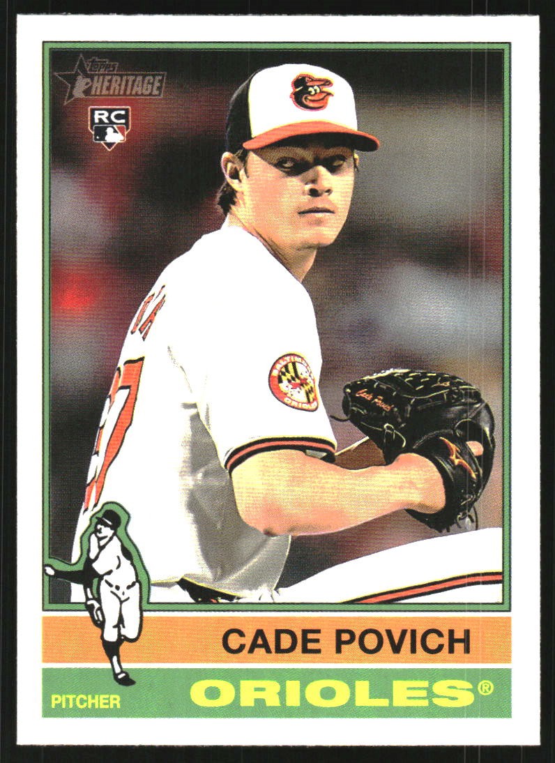 2025 Topps Heritage #219 Cade Povich RC - BB