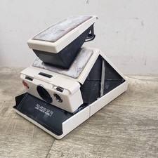 Macchina fotografica terrestre istantanea vintage bianca Polaroid SX-70 modello 2 *SOLO parti/riparazione*