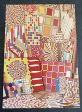 art postcard Andrew Masullo 1998 Derek Eller gallery invitation NYC