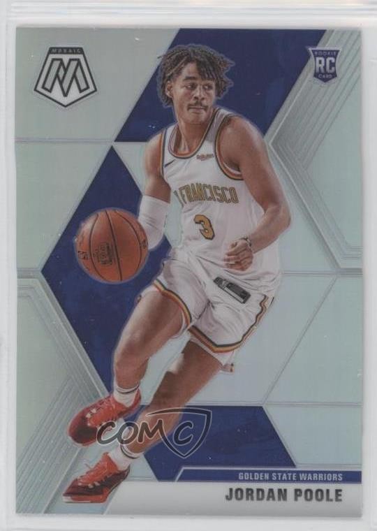 2019-20 Panini Mosaic Rookies Silver Prizm Jordan Poole #228 02v3