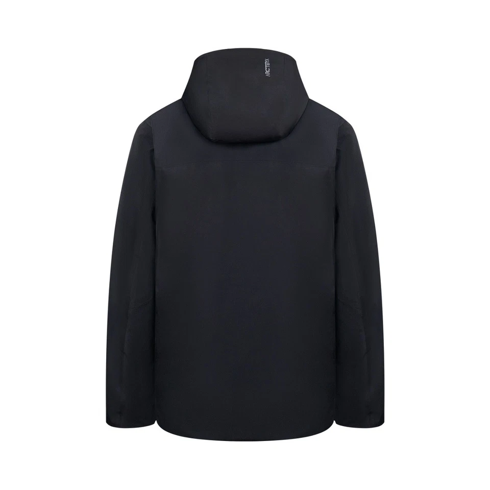 ARC Pájaro Bordado Macai Pato Plumón Parka Chaqueta Carcasa Dura Exterior Abrigo con Capucha Foto 2 de 4