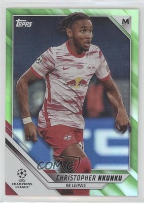 2021 Topps UEFA Champions League Neon Green Foil /199 Christopher Nkunku #2 0s9u