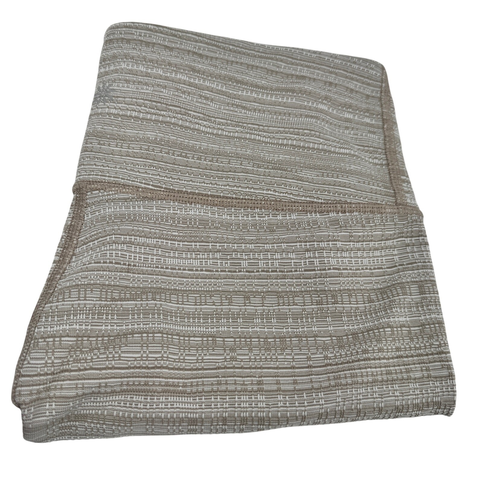 Athleta Womens XS High Rise Jacquard Chaturanga Leggings in Quail Tan