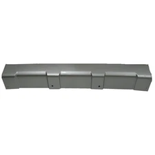 Replacement Silver Painted Plastic Rear Lower Center Bumper Cover