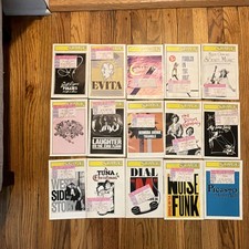 Fisher theater Detroit 15 Playbill Lot With ticket Stubs. Sound Of music, More