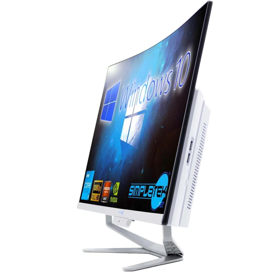 All In One 27" Fhd Curvo I5 6Th Gen Ram 8 Gb Ssd 240 Gb Win 10 Computer Fisso - Image 3 of 4