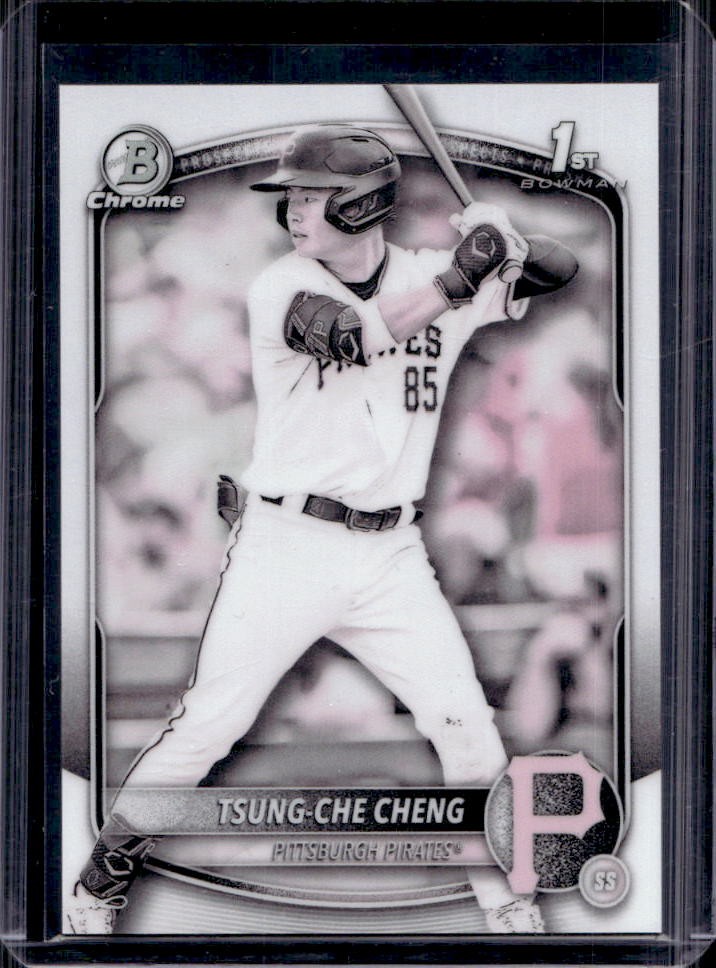 2025 Bowman Tsung-Che Cheng Chrome Pearl Refractor 1st #BCP-95 Pirates