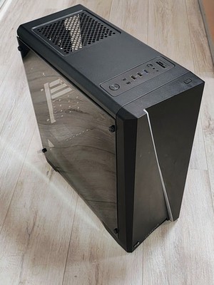Gehäuse Captiva PC Aerocool Seitenfenster Günstig Lüfter PC Case (#33514)