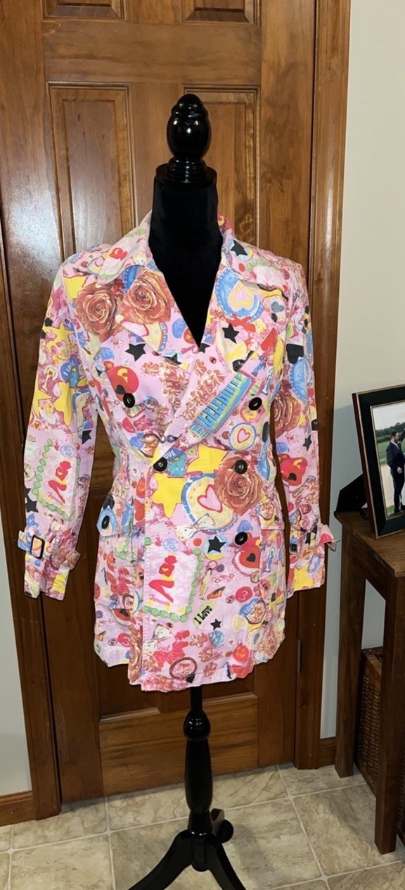 Fiorucci Women’s Jacket With Angels Size Small