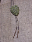 Arizona Peridot Crystals (olive green) - Bolo Tie - NICE ! ! — photo 1