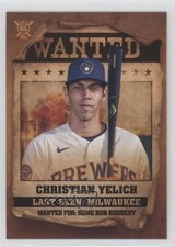 2021 Topps Big League Wanted Christian Yelich #WT-4 w7v