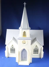 Plasticville - O-O27 - #45981 "Cathedral" - COMPLETE - No box