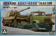 Takom 1/35 2019 Ukraine KraZ-6446 Tractor w/ ChMZAP-5247G Semi Trailer