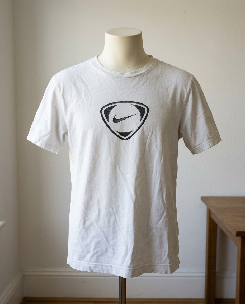 NIKE T-SHIRT UOMO TG.S BIANCO ORIGINALE