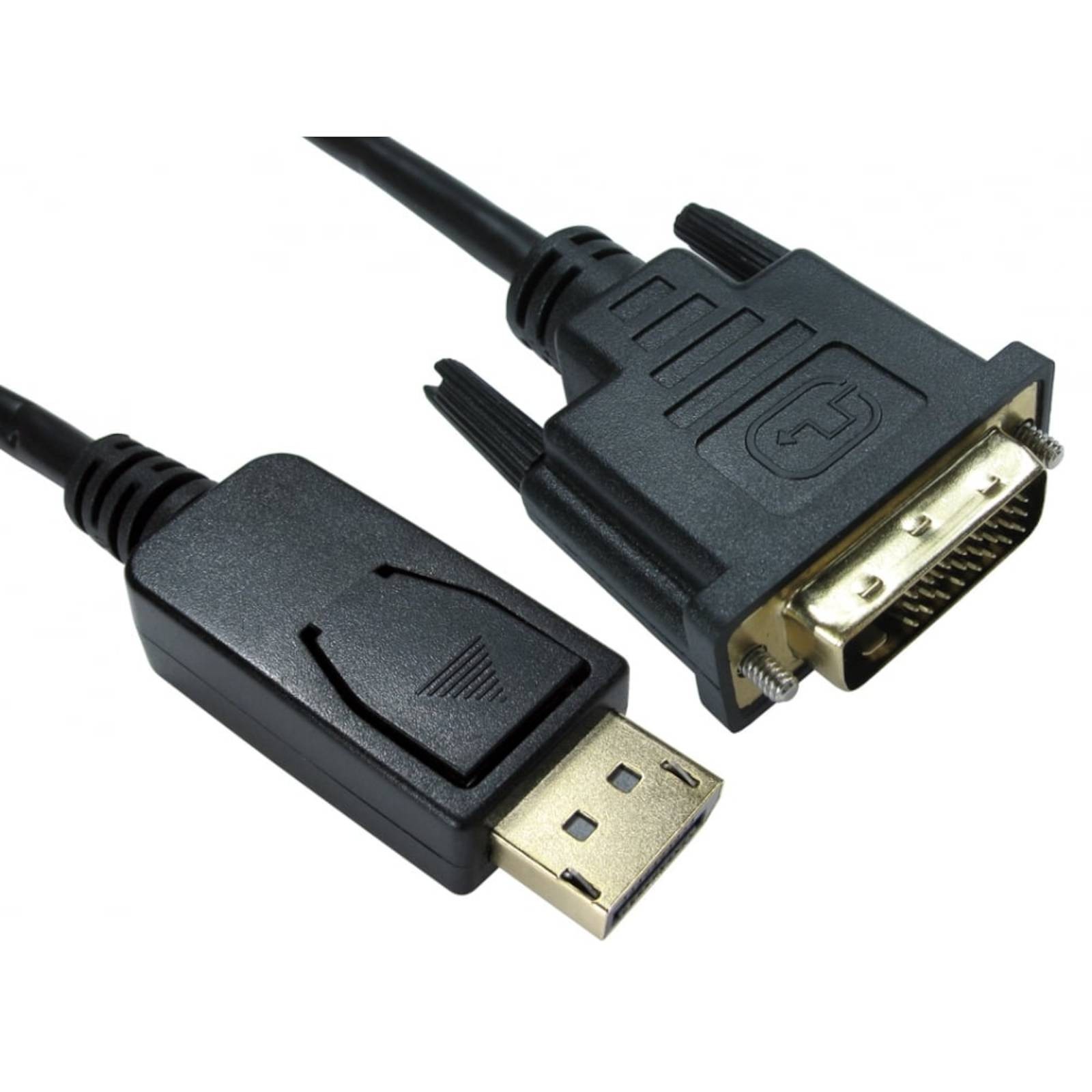 Male DisplayPort to Male DVI Cable - 2 Metres
