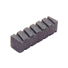 KRAFT TOOL CF462 Fluted Rub Brick,20 Grit,6"x2"x2