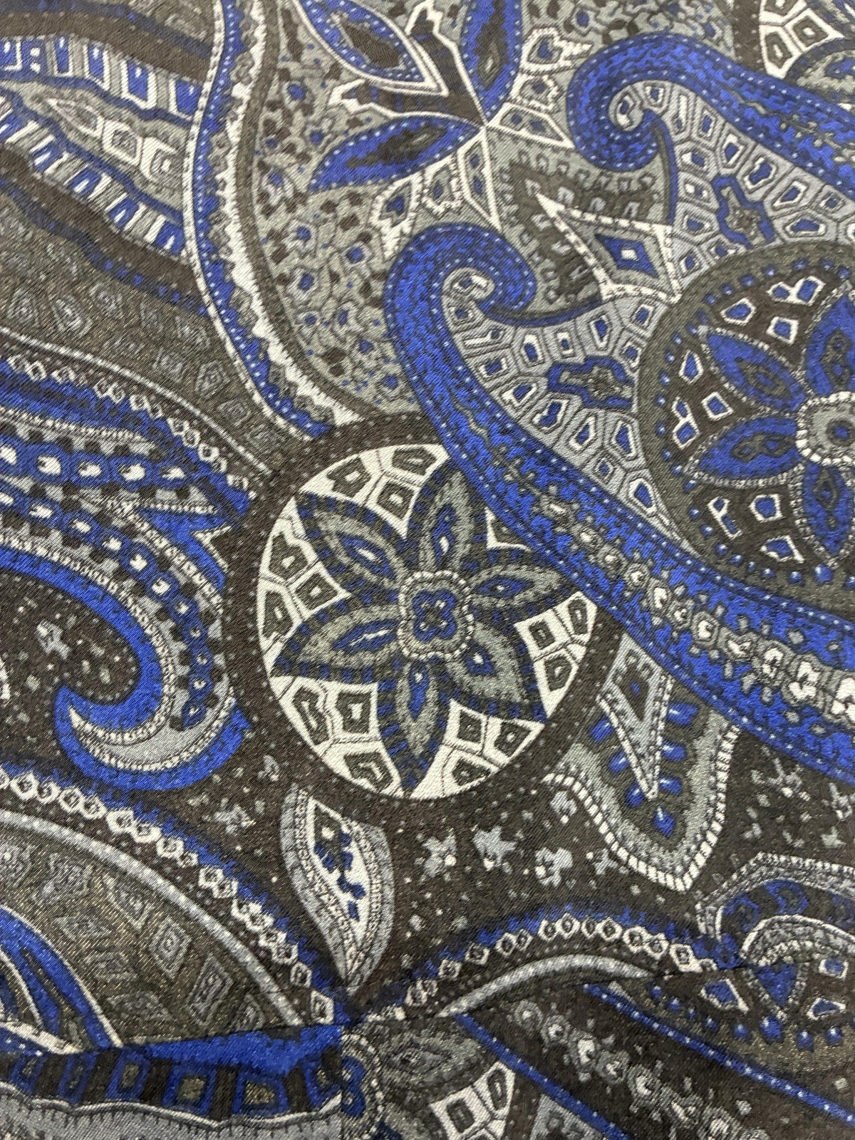 Notations Jacket Womens Medium Blue Gray Paisley … - image 18