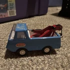 Vintage Tonka Mini Wrecker Blue Tow Truck Pressed Steel Toy Mound Minn