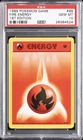 1999 POKEMON BASE SET 1ST EDITION #98 FIRE ENERGY PSA 10
