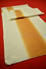 Vintage Japanese Silk Kimono Fabric Textile Remnant Craft Material 49.6"/BY10/75