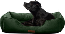 Luxury Dog Bed - Comfortable Tufted Velvet Cushion for Small to Large Dogs - Mac