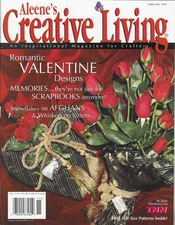 Aleene's Creative Living Magazine Feb 1999 Decorations Crafts Valentine's Day