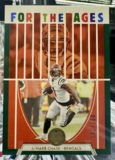 2022 Legacy Jamarr Chase For The Ages Green /100 Football Card Bengals