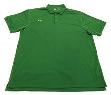 Nike Golf Dri-FIT Polo Shirt Green Men's 3XL Short Sleeve Golf Shirt