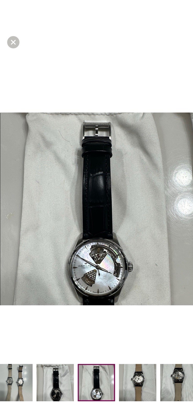 Hamilton Visodate Skeleton Automatic Wristwatch B… - image 4