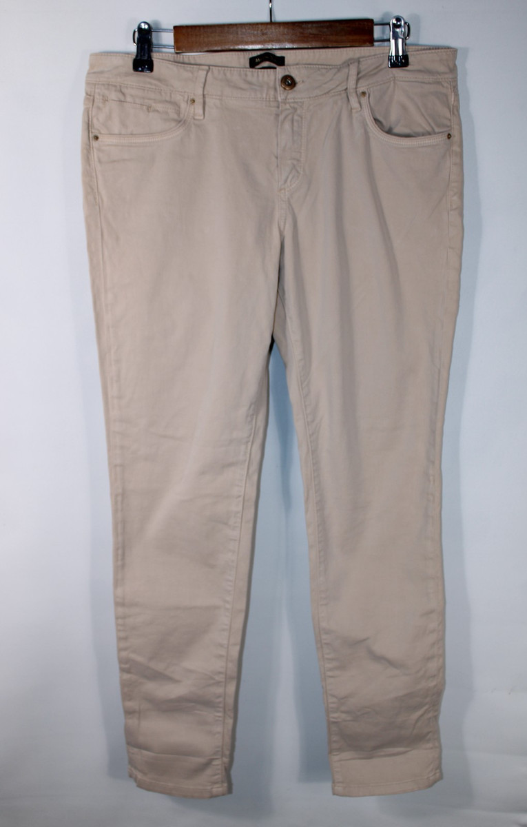 Massimo Dutti Women's Size 12 (32x29) Beige Pants