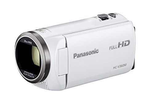Panasonic HDビデオカメラ 90x iA ZOOM HC-V360M Panasonic HD Camcorder HC-V360M-K 16GB 90X Zoom Black 2.2MP