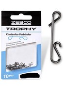 Zebco Trophy Knotenlos / Schnur Verbinder No-Knot 16Mm 8 Kilo 10 StüCk