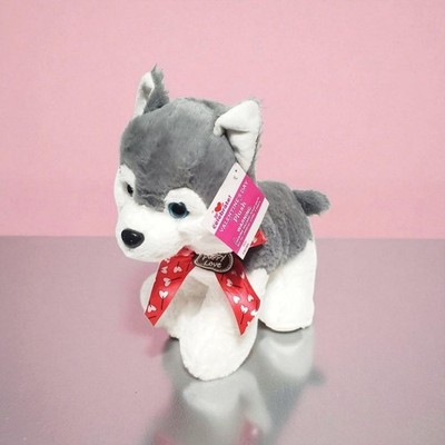 Uni Toys Husky Handpuppe Hund Plüschtier Kuscheltier