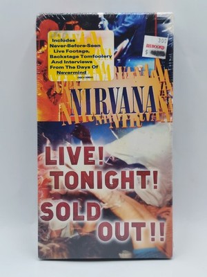 ニルヴァーナ ライブ!トゥナイト! 中古VHSビデオ　NIRVARNA LIVE Nirvana - Live Tonight Sold Out (VHS, 2000) for sale online | eBay