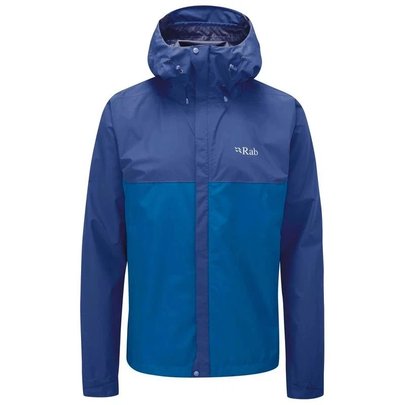 Rab Mens Downpour Eco Waterproof Jacket Hooded Nightfall Ascent Blue Small BNWT
Opens in a new windo