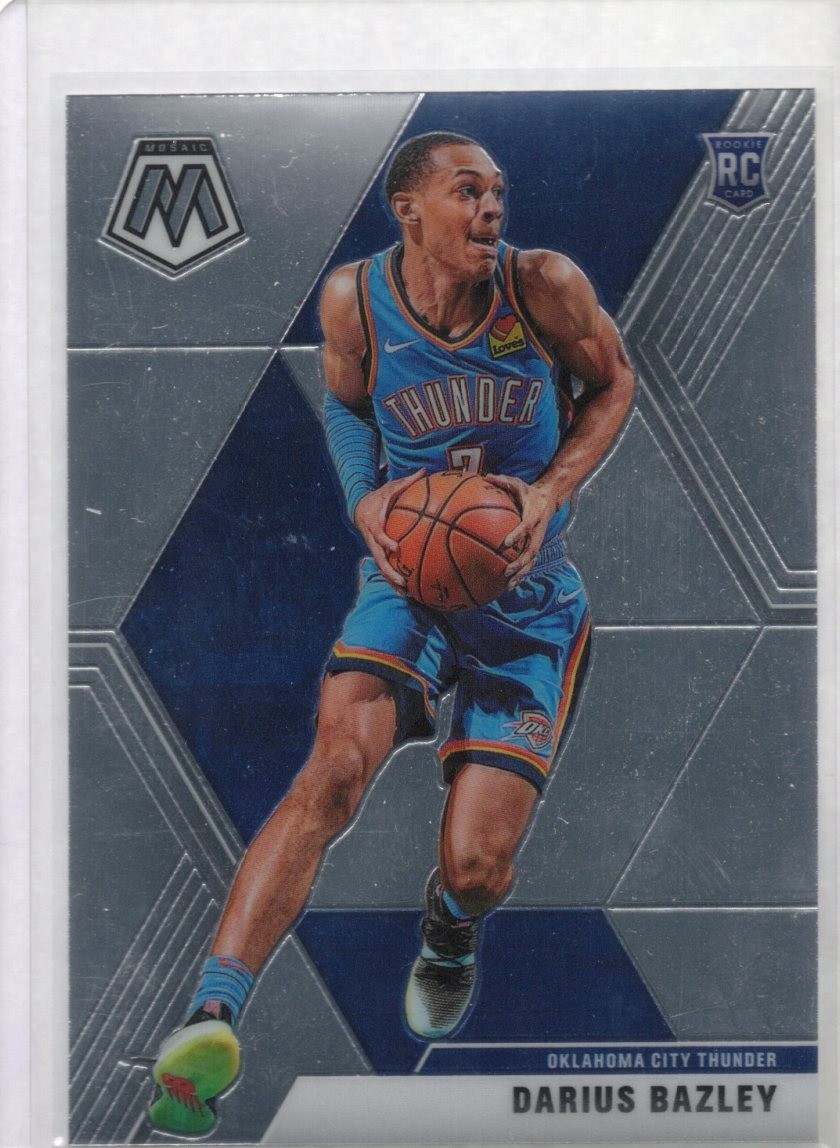 2019-20 Panini Mosaic #227 Darius Bazley Oklahoma City Thunder Rookie