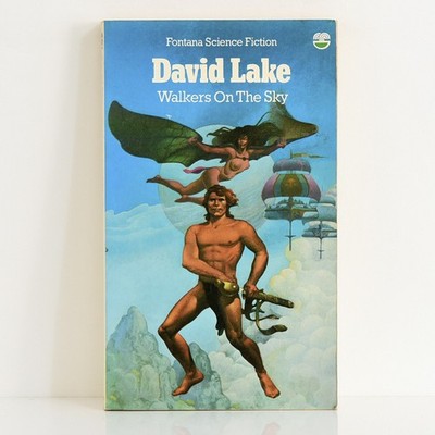 DAVID LAKE Walkers on the Sky - 1978 Fontana 1st UK print - science fantasy