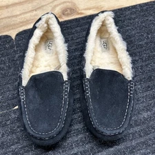 UGG Women's Size 8 Black /fur Inside