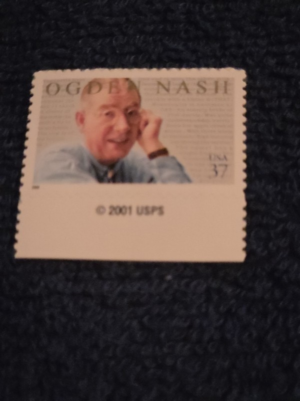 Mint U.S. Stamp #3659 - 2002 37¢ Ogden Nash, Literary Arts