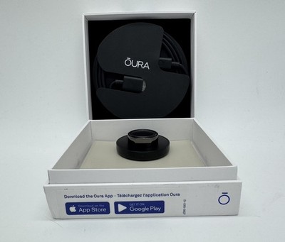 Oura Ring Gen 3 - Heritage - Black - Size 12 - (Moderate Scratching) [3]