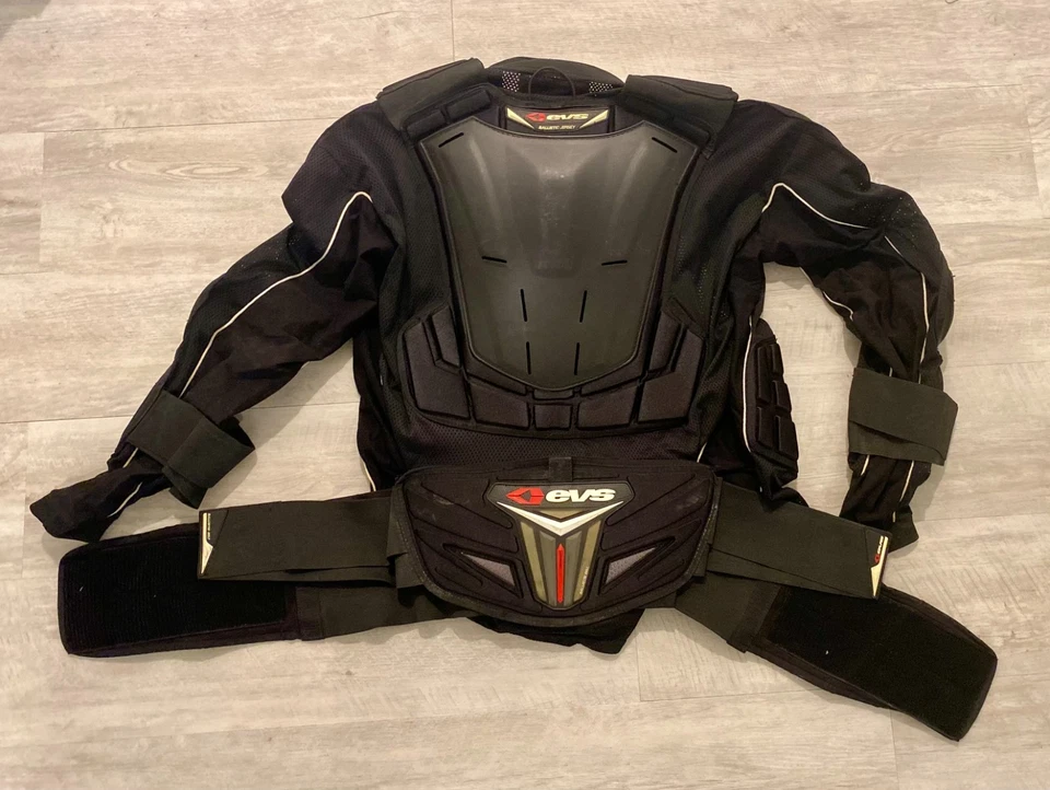 XL Tall Acerbis MX Jersey & Pants Set w/ EVS Ballistic Jersey, Kneepads, Gloves - Image 2 of 4