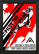 anthem masse destin Framed Wall Art Poster Canvas Print Picture