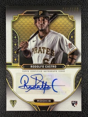 2023 Topps Triple Threads Rodolfo Castro Rookie Auto RC #RA-RCA /199