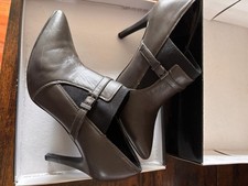 Nine West Pointed Toe Stiletto Ankle Boots with Buckle Detail