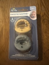 Itzy Ritzy Sweetie Soother Symmetrical Food Grade Silicone Pacifiers 0 Months  