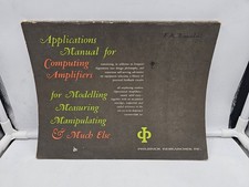 1966 Philbrick Applications Manual for Computing Amplifiers Book Engineering