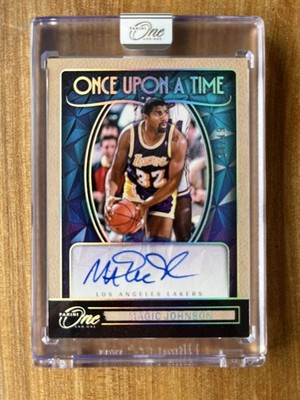 2024-25 Panini One And One Magic Johnson Once Upon A Time Signatures Auto /49