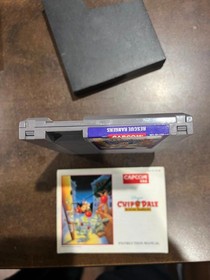 Chip & Dale Rescue Rangers NES Nintendo con Manual - &iexcl;EXCELENTE ESTADO!